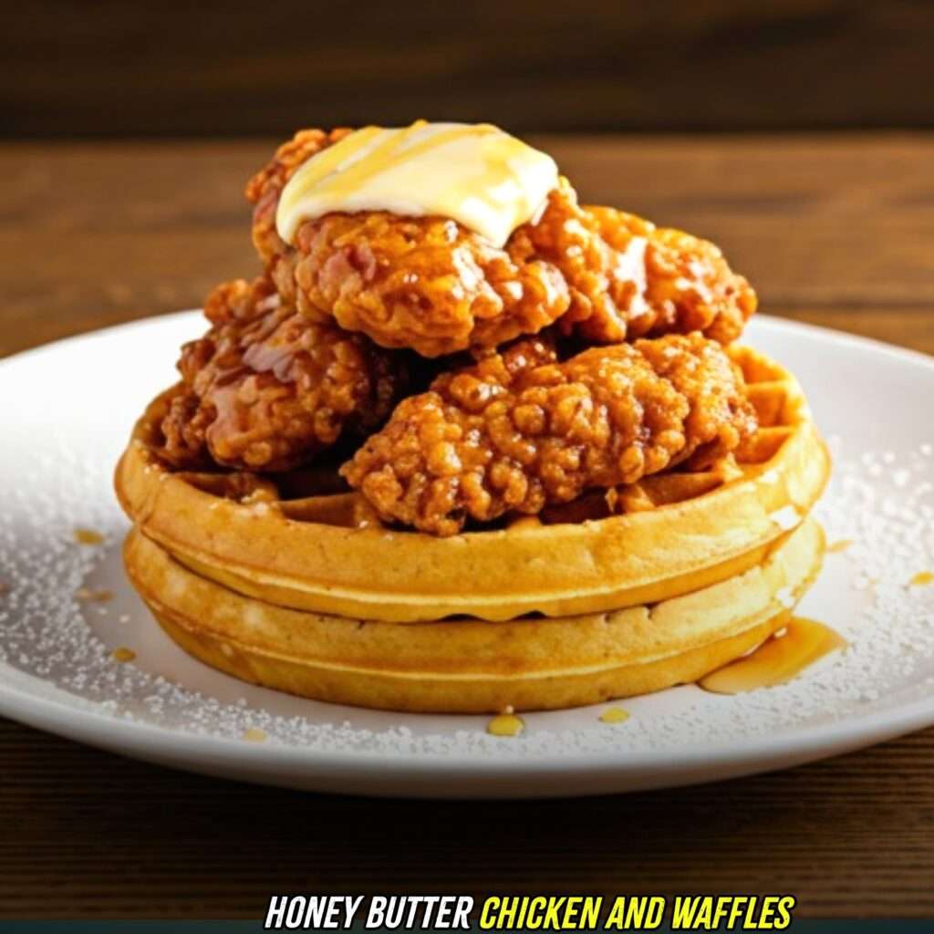 Honey Butter Chicken and Waffles