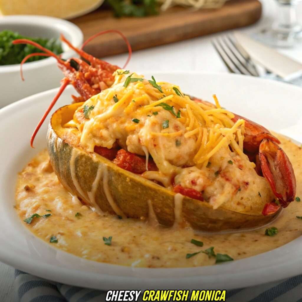 Cheesy Crawfish Monica