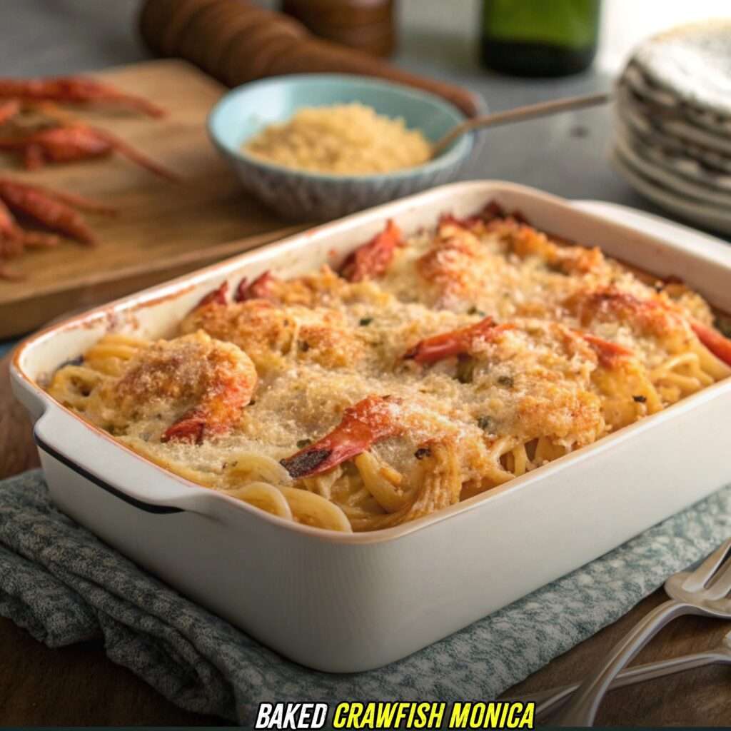 Baked Crawfish Monica