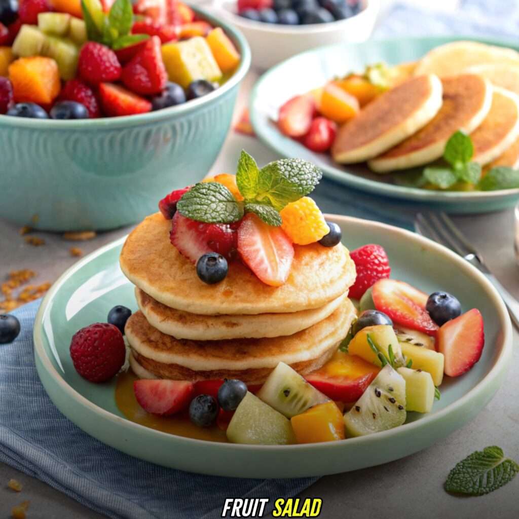 Fresh Berries with kodiak pancakes