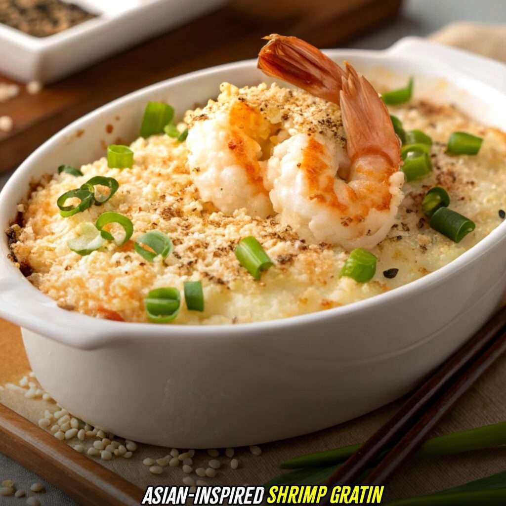 Asian-Inspired Shrimp Gratin