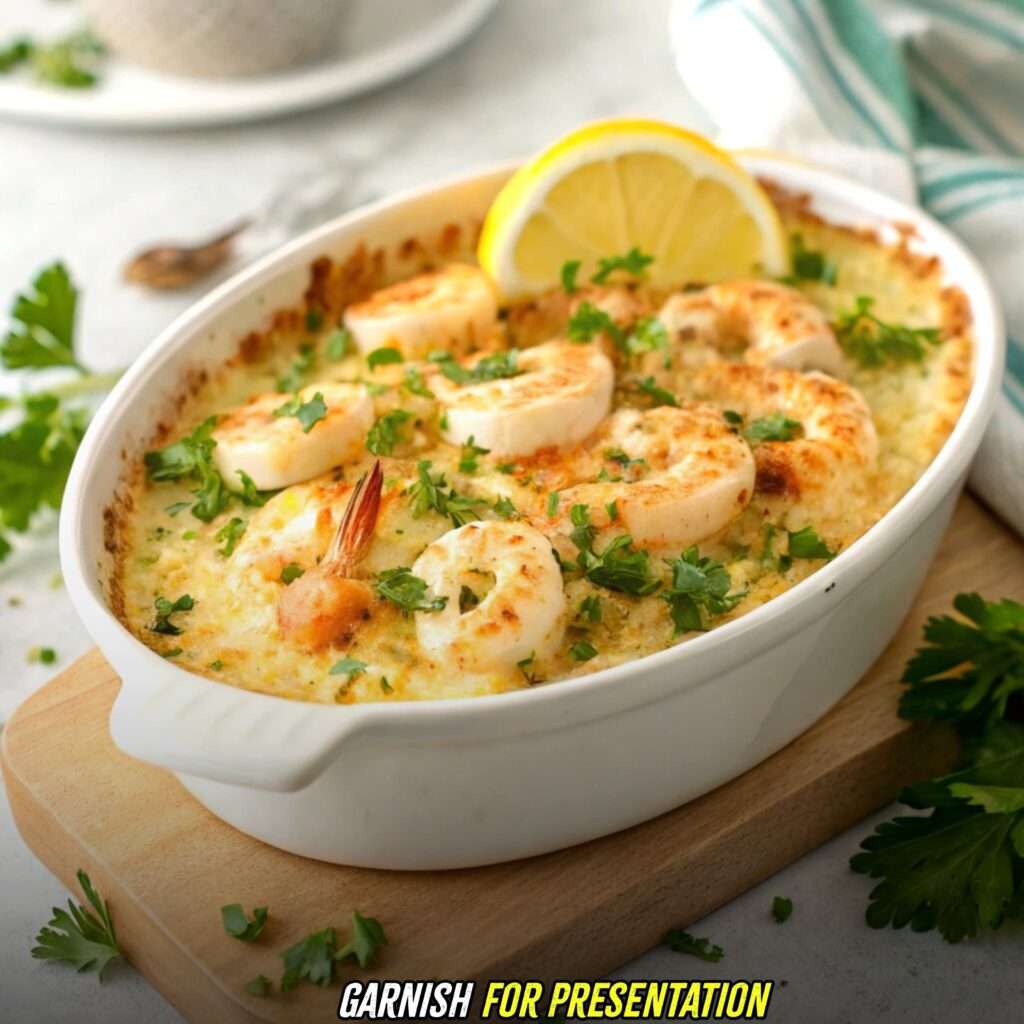 Garlic Shrimp Gratin Recipe tips