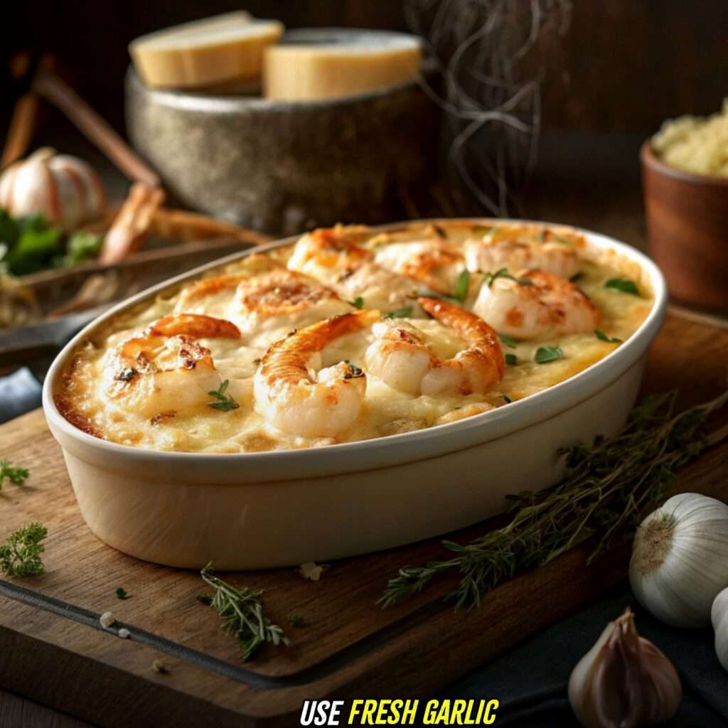 Garlic Shrimp Gratin Recipe tips