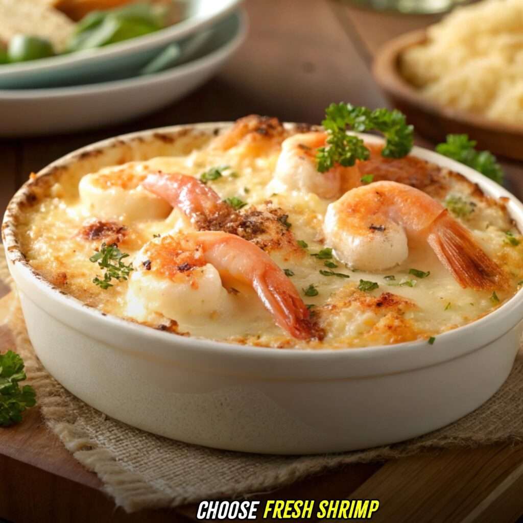 Garlic Shrimp Gratin Recipe tips