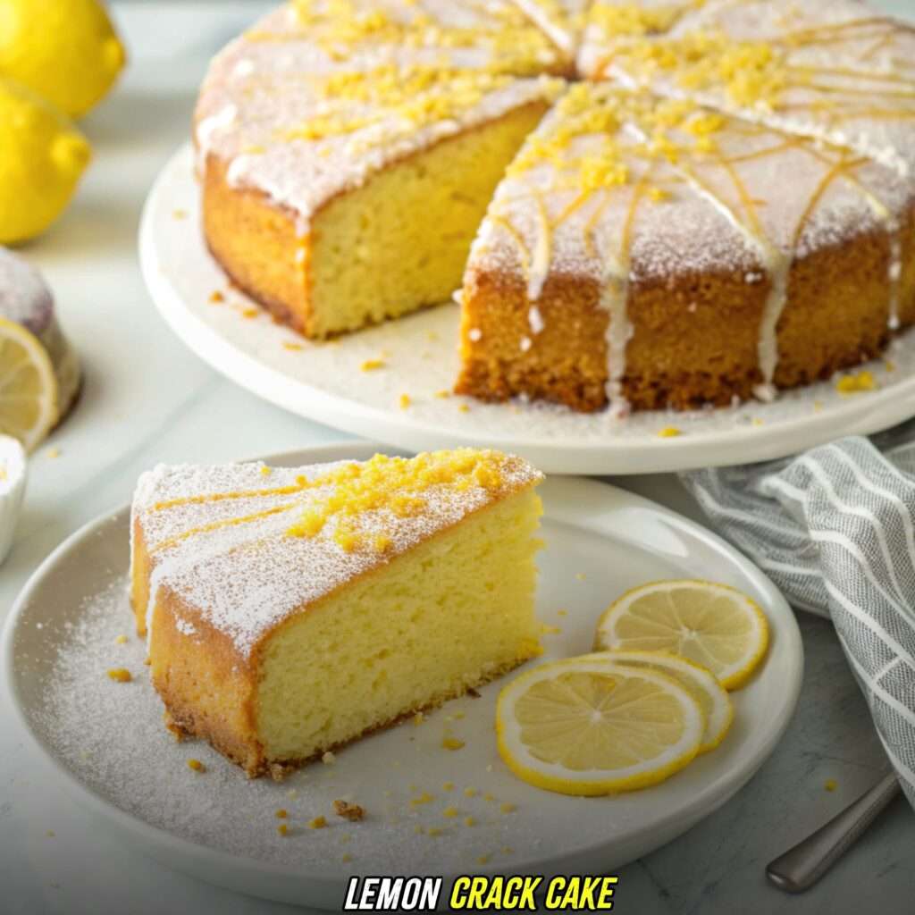 Lemon Crack Cake