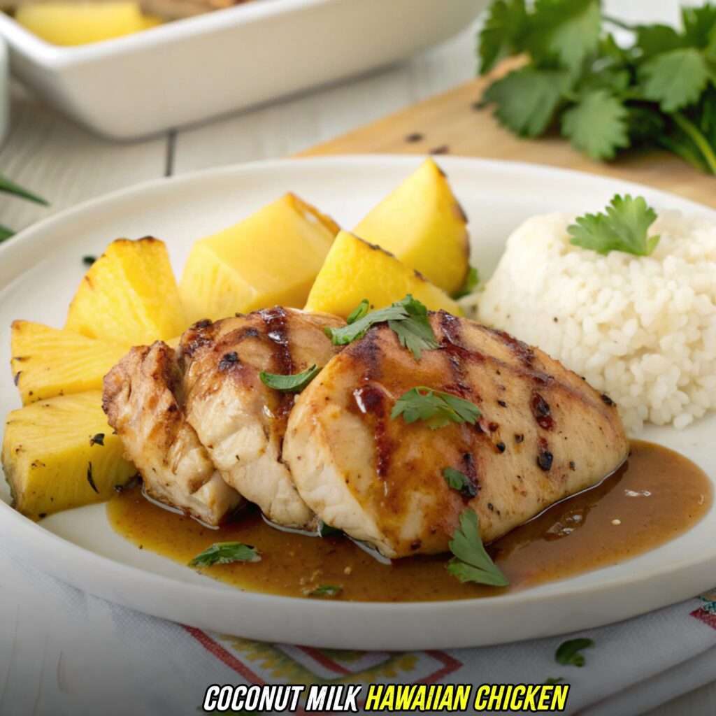 Coconut Milk Hawaiian Chicken