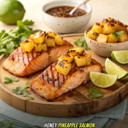 Honey Pineapple Salmon