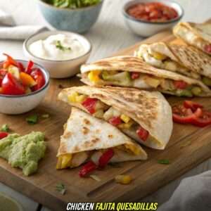 Chicken Fajita Quesadillas Recipe