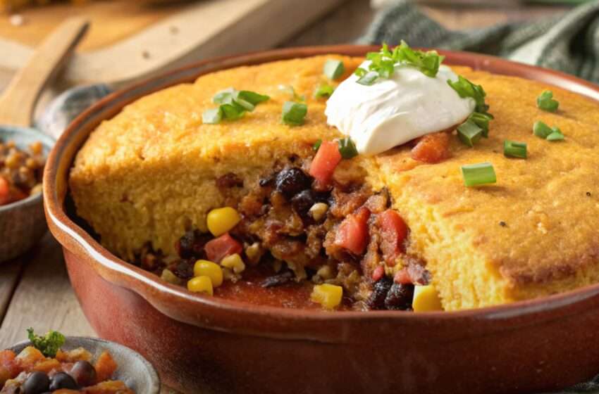 Cowboy Cornbread Casserole Recipe