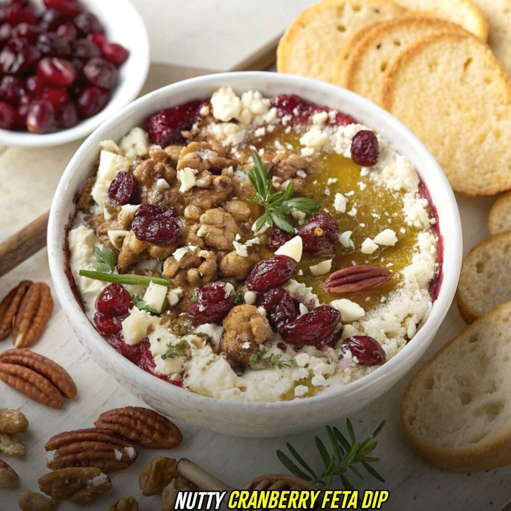 Nutty Cranberry Feta Dip