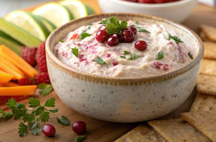 Cranberry Whipped Feta Dip