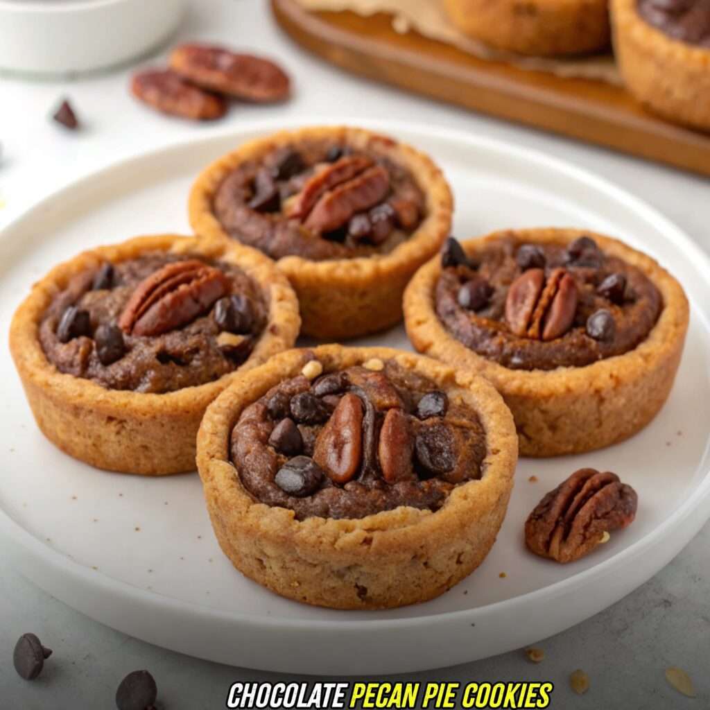 Chocolate Pecan Pie Cookies