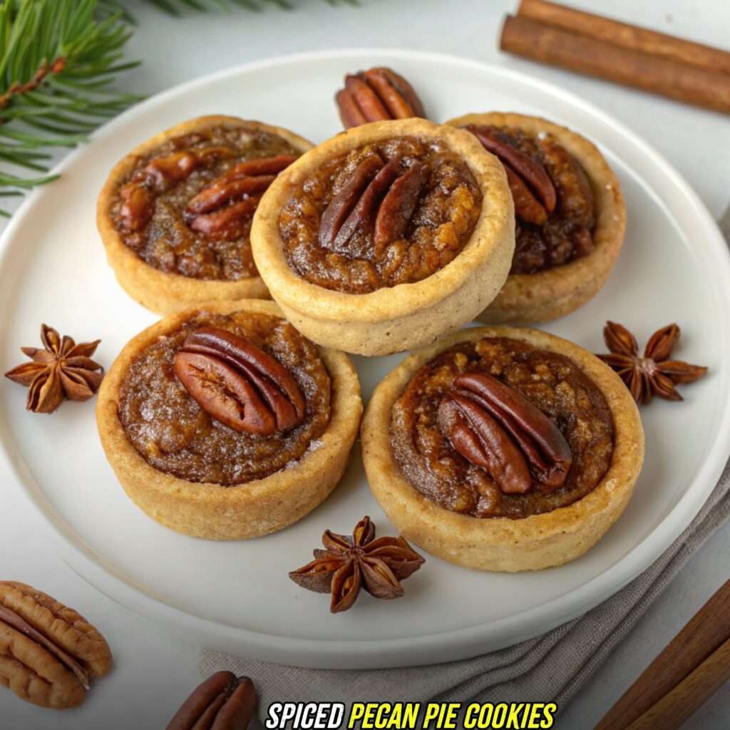 Spiced Pecan Pie Cookies