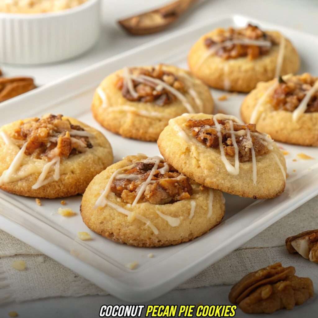 Coconut Pecan Pie Cookies