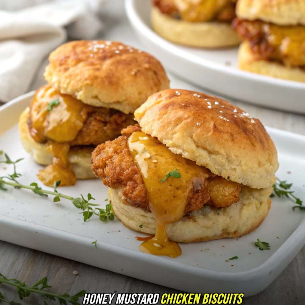 Honey Mustard Chicken Biscuits