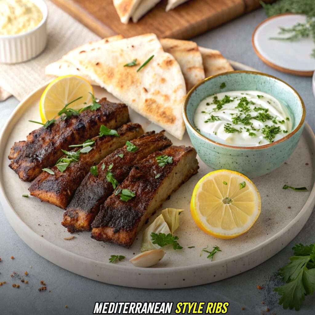 Mediterranean Style BBQ ribs