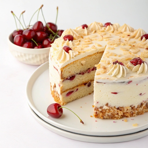 Almond Cherry Chip Cake