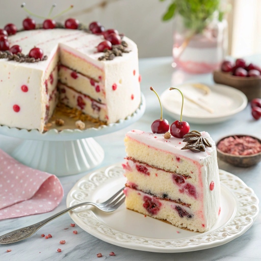 Cherry Chip Cake Recipe