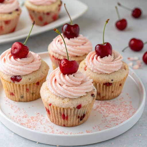 Cherry Chip Cupcakes