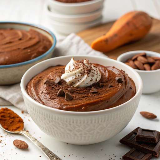 Chocolate Sweet Potato Pudding