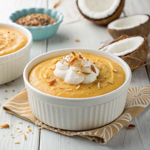 Coconut Sweet Potato Pudding