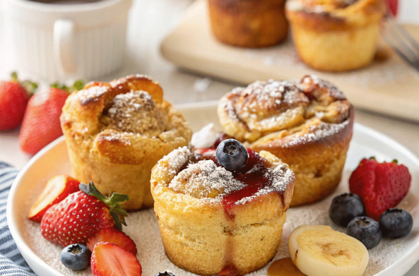 French Toast Muffin Cups