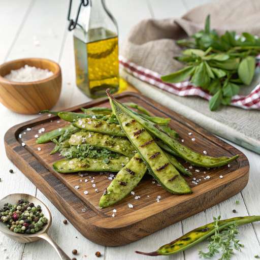 Grilled Romano Beans