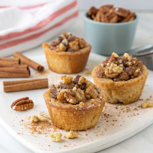 Nutty flavour muffin cups