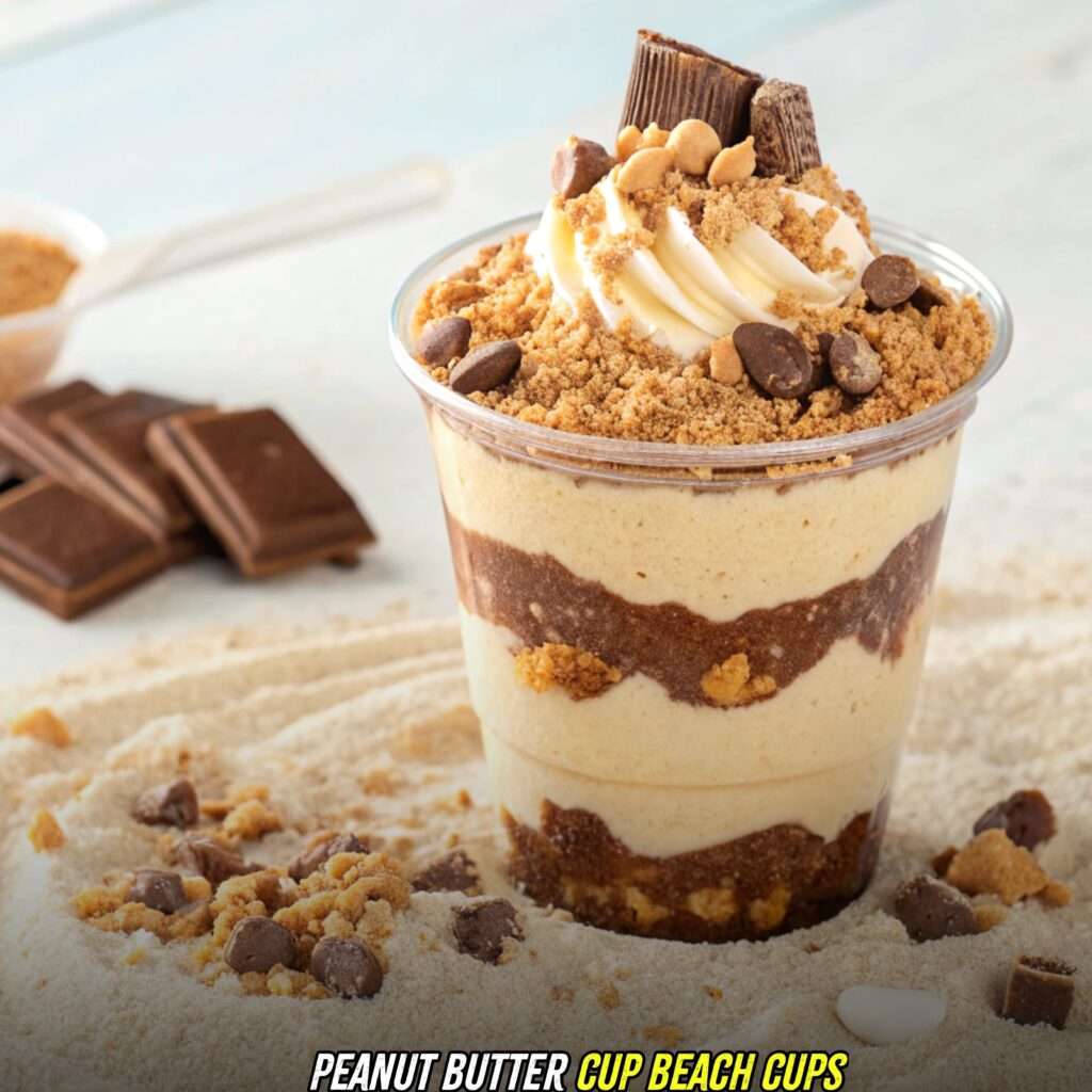 Peanut Butter Cup Beach Cups