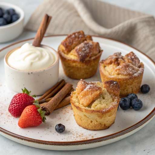 Yogurt with muffin cups