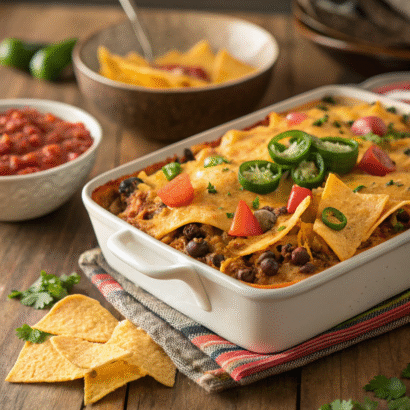 Taco Casserole with Doritos