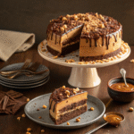 Chocolate Caramel Toffee Crunch Cake Recipe