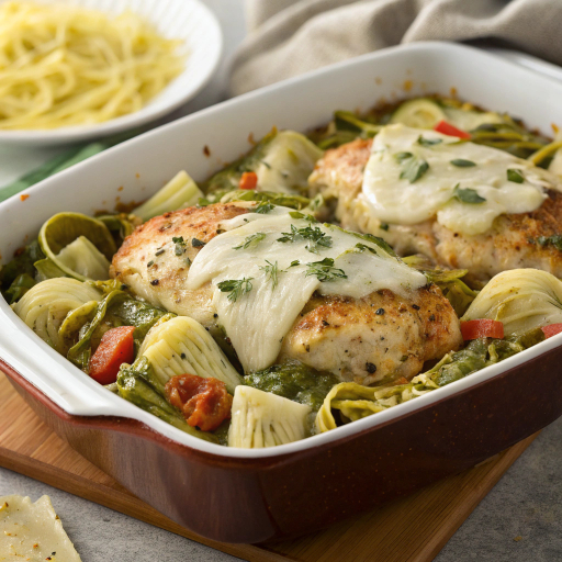 Pesto Chicken Bake